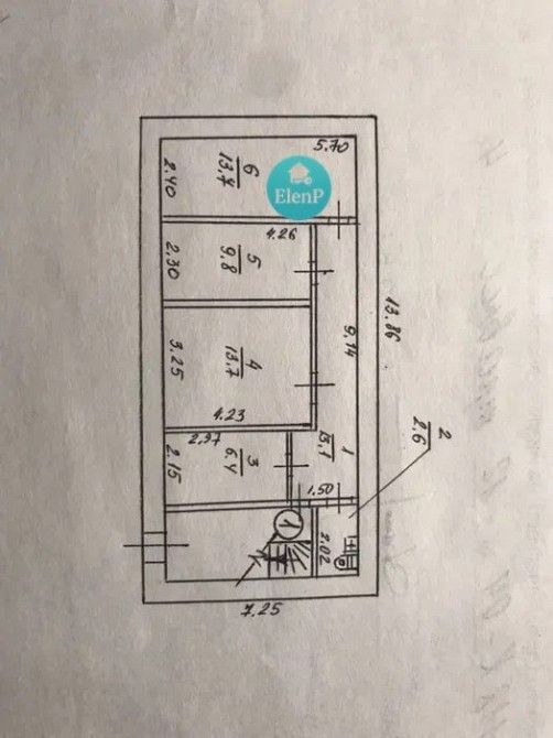 Продається 3-х кімнатна квартира, Центральний район, м. Вокзальна Днепр - изображение 8