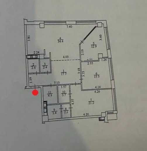 Найкраще планування 3к 120м2  Park Avenue VIP Деміївська, 29 Ключі! Київ - зображення 2