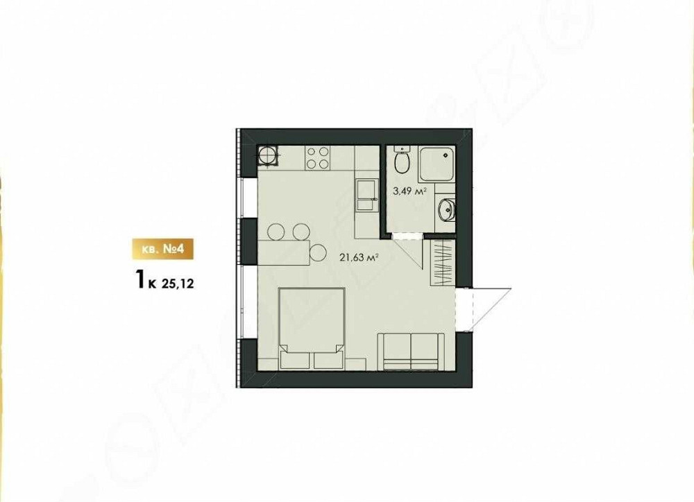 Старт продажу! Студії 25 м2 у клубному будинку | Здача – ЛІТО 2026! Софиевская Борщаговка - изображение 7