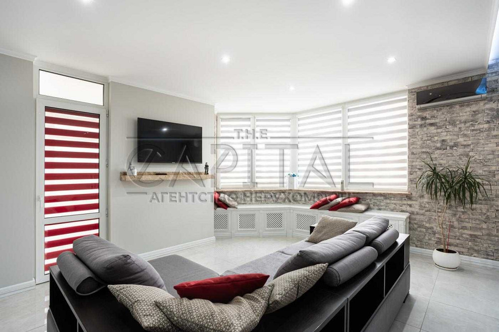 Квартира с террасой/Ахматовой 34/Позняки/3 комнаты/Ривермол/122м2 Київ - зображення 1