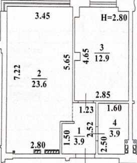 Евродвушка 45 метров на Сахарова с частичным ремонтом в хорошем доме Одесса - изображение 5