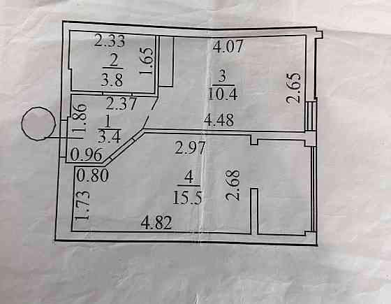 Стильная 1-комн квартира 33 м² с дизайнерским ремонтом, низкий этаж Лиманка