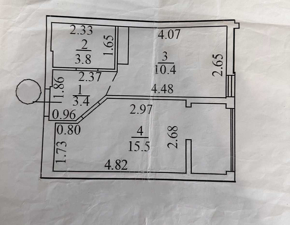Стильная 1-комн квартира 33 м² с дизайнерским ремонтом, низкий этаж Лиманка - изображение 4