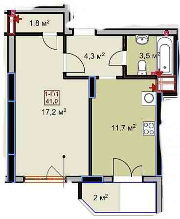 ШОК ЦІНА! Ірпінь! Квартира з балконом! 41м2! Ірпінь
