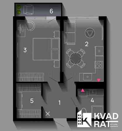 1 кім квартира площею 45м2 в ЖК Family Plaza Ивано-Франковск
