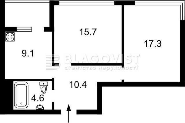 Славутич Осокорки Заречная продажа 2к Київ - зображення 7