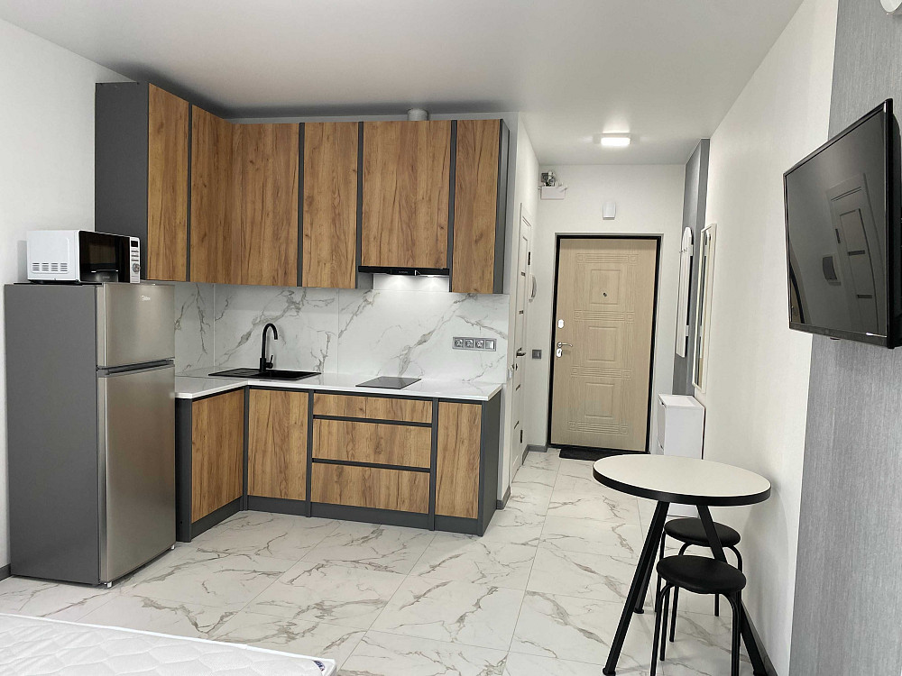 Каменська 127 Сдам шикарну 1но кімнатну студію метро "Вирлиця" Київ - зображення 2