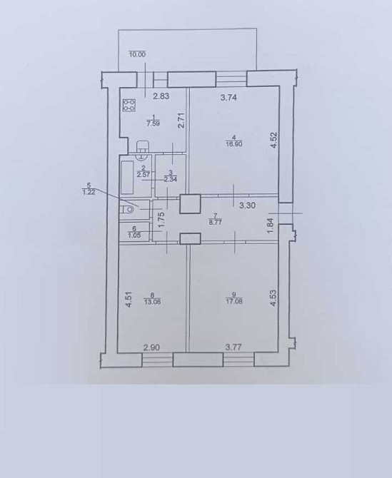 ОРЕНДА 3-к.квартири в самому центрі Івано-Франківська вул. Мазепи,38 Івано-Франківськ - зображення 4