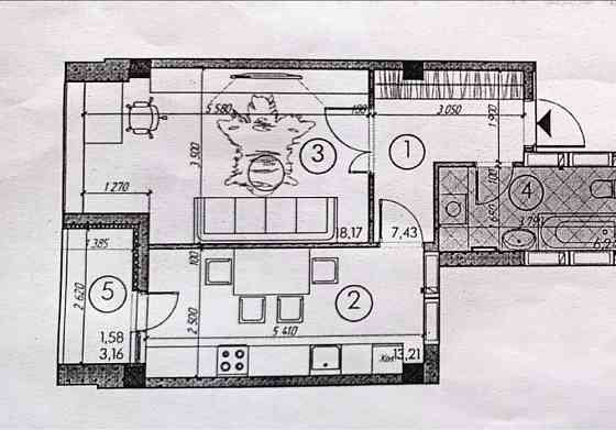 Продам в ЖК Саванна (Тигр 2) 1 кім. кв. біля лісу! Бровари