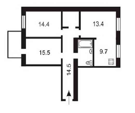 Від власника! Продаж квартира. Саксаганського,41В. у центрі Києва Київ