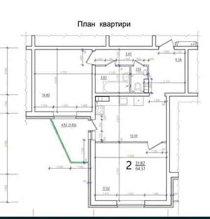 ЖК Одеський бульвар Продам двокімнатна квартира 65 м2 Новосілки Чабани