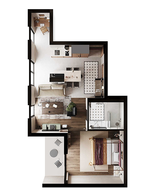 Продаж. Апартаменти. ERWIN HALL в курорті Поляна. Ясна Поляна - зображення 4