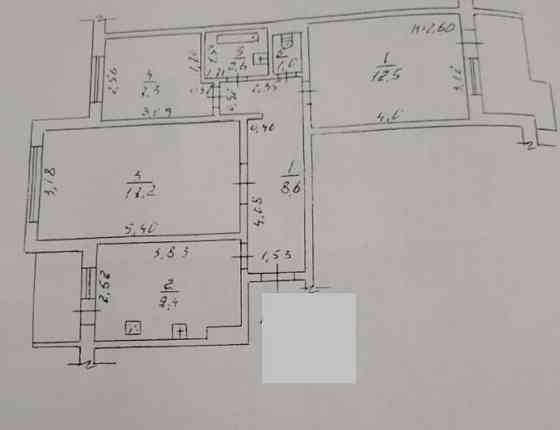 В продаже 3-к квартира на Таирова, ул. Небесной Сотни, возле Сильпо Одесса