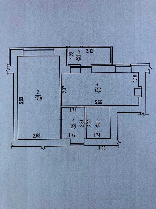 ЖК Європейський. Продаж 1-ки з шикарним плануванням Полтава - изображение 3