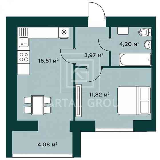Без %. Квартира в новобудові з вигідним оформленням. Буча