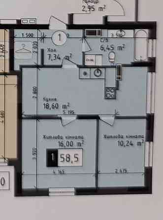 2х ком 58,30м.кв в новом доме пока по хорошей цене. Одесса