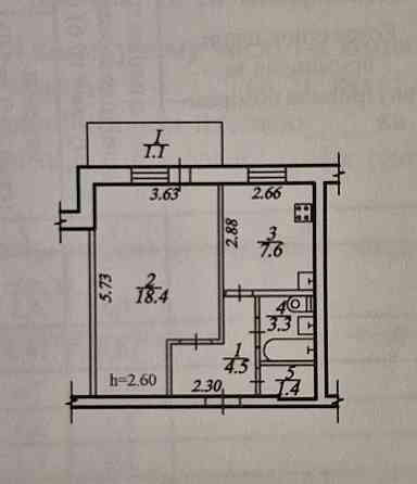 Продам 1 кімнатну квартиру Дніпро