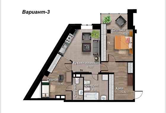 Продам 2 ком квартиру Золотой берег 16-ст фонтана Одесса