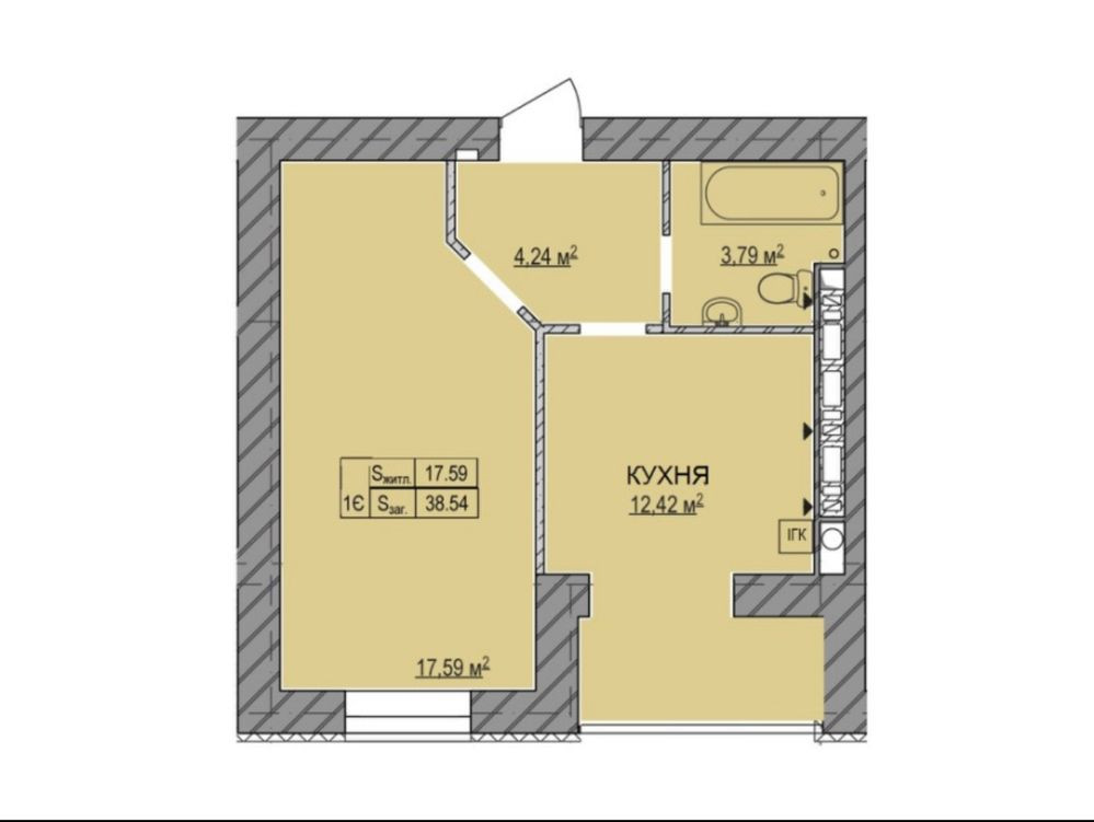 1к квартира -гарна ціна Буча - зображення 5