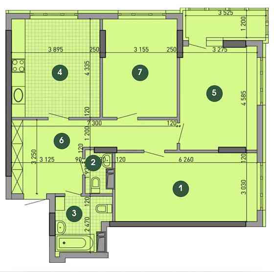 Продам видову 3-х кімнатну квартиру Київ