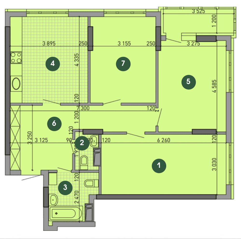 Продам видову 3-х кімнатну квартиру Київ - зображення 2