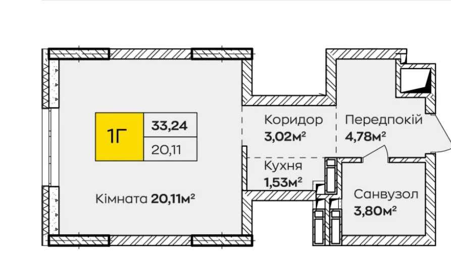 1к квартира - в 5 хв метро Позняки! Київ - зображення 6