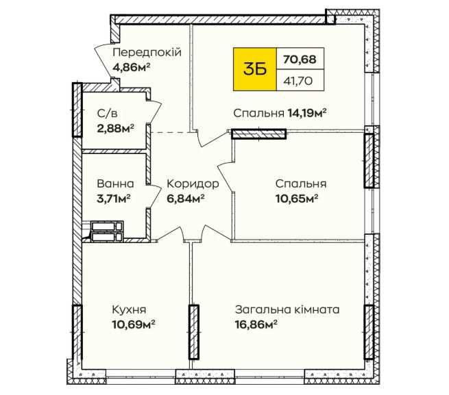 Простора 3-кімнатна квартира для родини. Зроблю знижку 131тис на ПВ! Київ - зображення 6