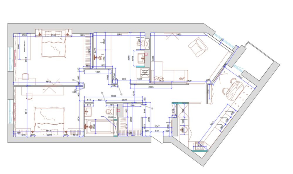 Гарна 3к квартира 111м2 в ЖК Французький квартал, вул. Тютюнника, 53 Київ - зображення 2