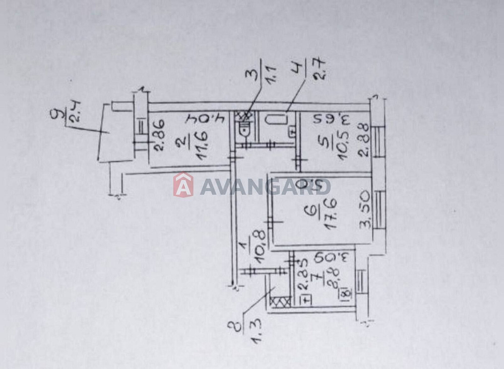 Продам простору 3-кімнатну квартиру на ж/м Сокіл Днепр - изображение 3