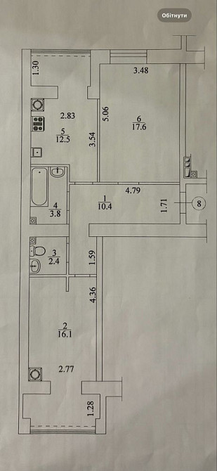Продаж квартири у ЖК Софіївська сфера, 63 м2 на 2 поверсі Святопетрівське (Києво-Свят.р-н) - зображення 2
