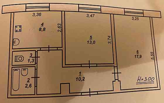 Продам 2-кімнатну квартиру Кривой Рог