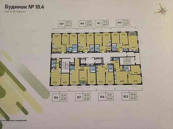 Варшавський-3, будинок 10.4, 17 поверх 1кімн. 42,38м - власник Київ