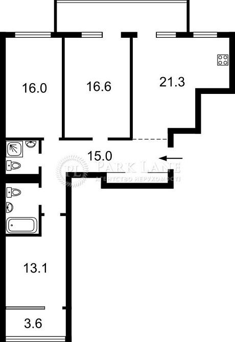 Продаж 3К ЖК Варшавський-2 вул. Олеся Олександра, 9 будинок 10.2 Нивки Київ - зображення 5