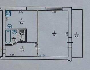 Продам 1-кімн. квартиру, вул. Зодчих, Борщагівка KL Киев - изображение 3