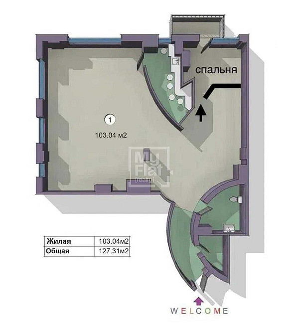 Оренда квартири ЖК Арт Холл, вул. Бульварно-Кудрявська, Цирк Киев - изображение 4