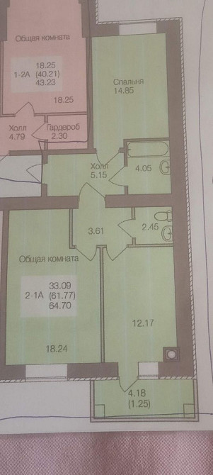 Продаж квартири з індивідуальним опаленням в новобудові Софіївська Борщагівка - зображення 2