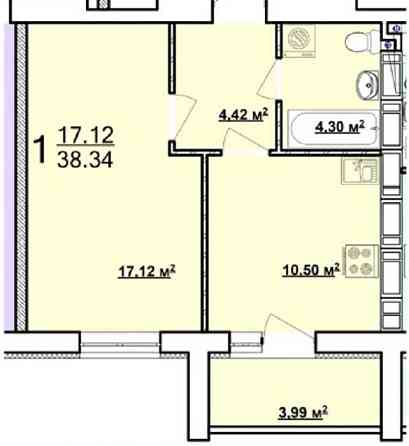Документы Обжитый ЖК МИРА-3 Продам 1К квартиру с черновым ремонтом GT Харьков