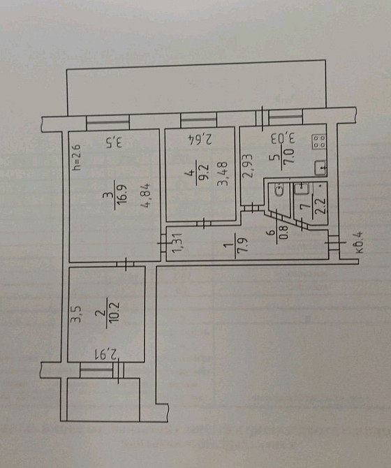 Продам 3 квартиру ремонт  с большим балконом Одесса Одесса - изображение 8