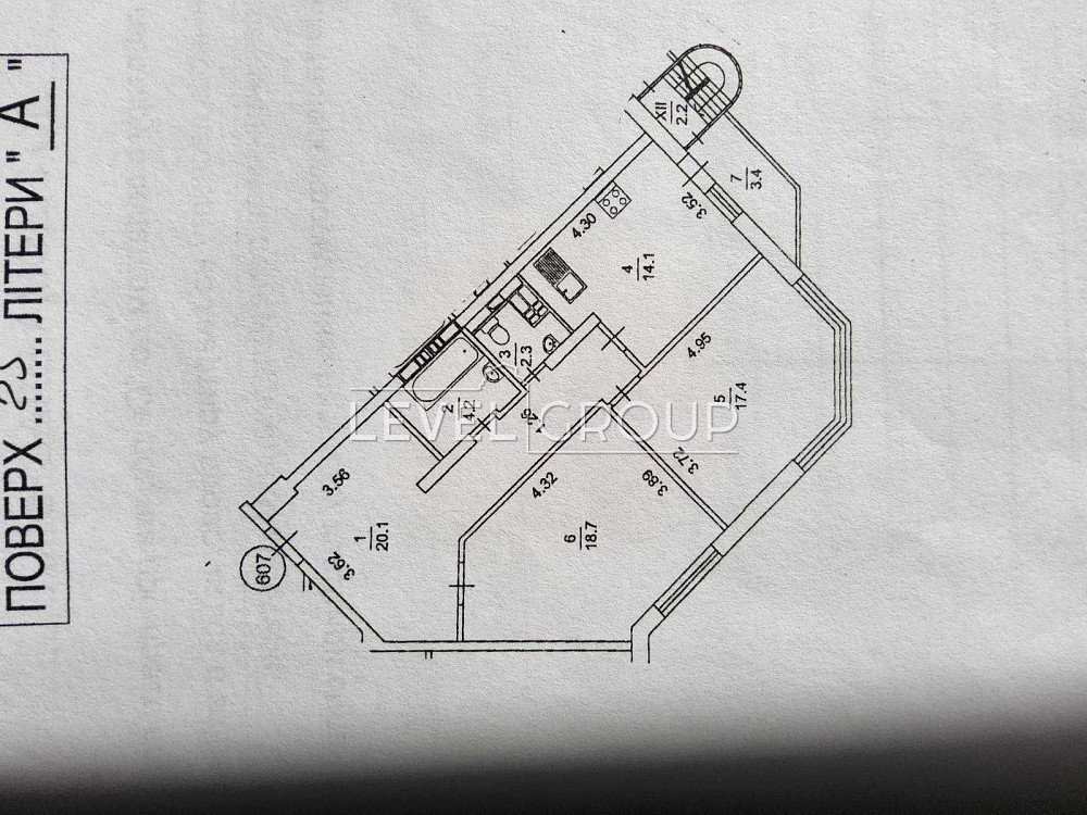2 кімнатна 80,1 м.кв  Харківське шосе 152 Київ - зображення 2
