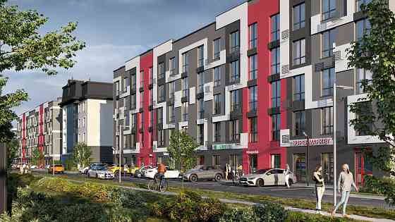 1К 36м2 у сучасному ЖК поруч з Метро Теремки Чабани