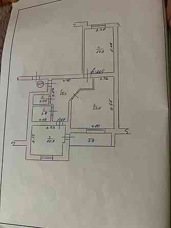 40593 Простора 2-кімнатна квартира у найкращому районі Виставка Хмельницкий
