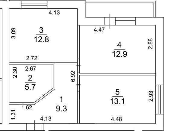 Оренда 2 кімнатноі під офіс ЖК Фемілі | ТЦ Менамаркет Чабани