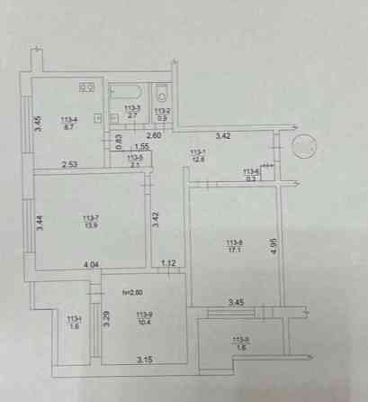 LS8 "Євідновлення" 3 кімнатна квартира на Олексіївці Харьков