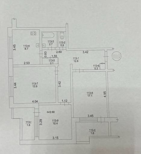 LS8 "Євідновлення" 3 кімнатна квартира на Олексіївці Харків - зображення 2