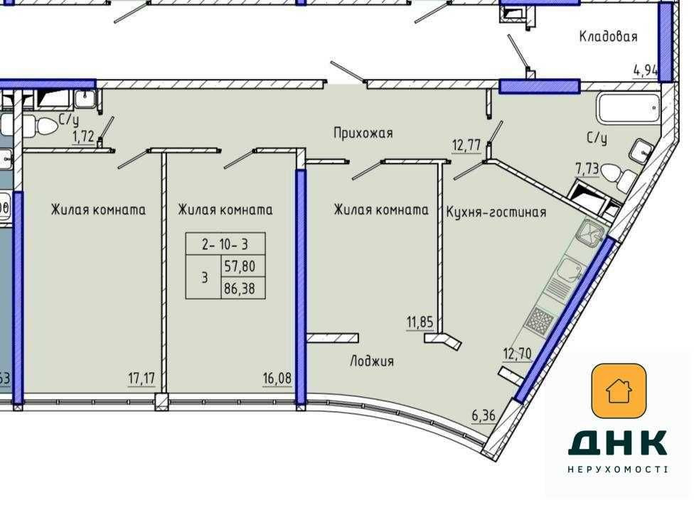 Каманина,45 Жемчужина. Прямое море. Аркадия, Единственная в комплексе. Одесса - изображение 3