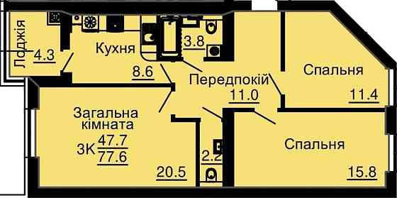 Є-оселя, є-відновлення! 1,2,3 кімн квартири. Львівський Затишок Софиевская Борщаговка