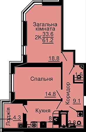 Є-оселя, є-відновлення! 1,2,3 кімн квартири. Львівський Затишок Софиевская Борщаговка