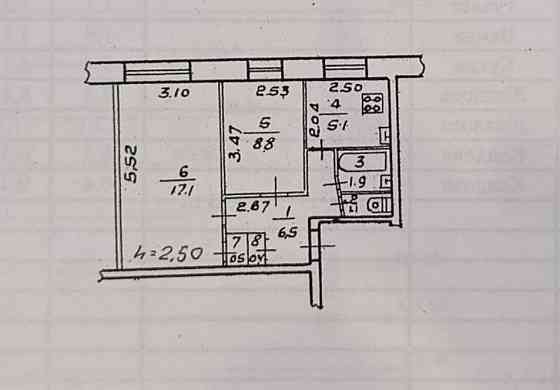 2-кімнатна квартира  — під ваш дизайнерський ремонт Дніпро