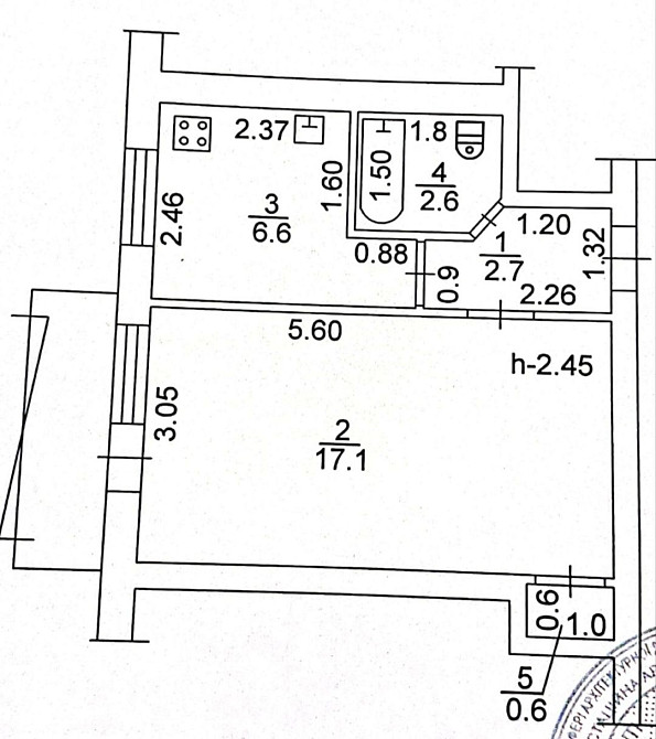 Однокімнатна квартира в центрі міста 33000$ Ірпінь - зображення 8
