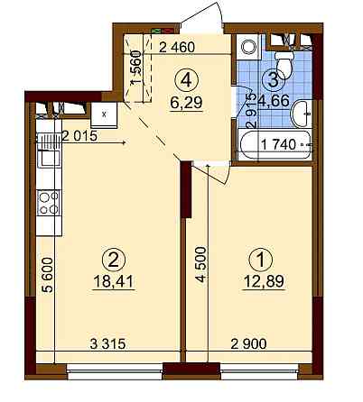 Продам 1-кімнатну квартиру у ЖК «Варшавський-3», Виноградар. OV Киев